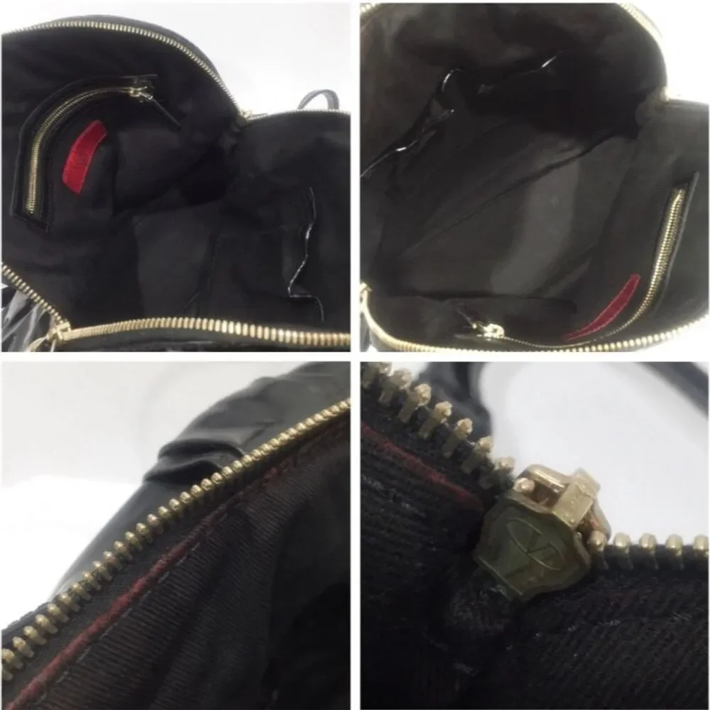 LAST MARKDOWN! Valentino Garavani Black Patent Leather Bow Satchel Bag